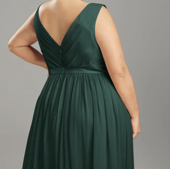AW Gwyneth Bridesmaid Prom Formal Special Occasion Wedding Guest Dress, 6, Green - Picture 2 of 6